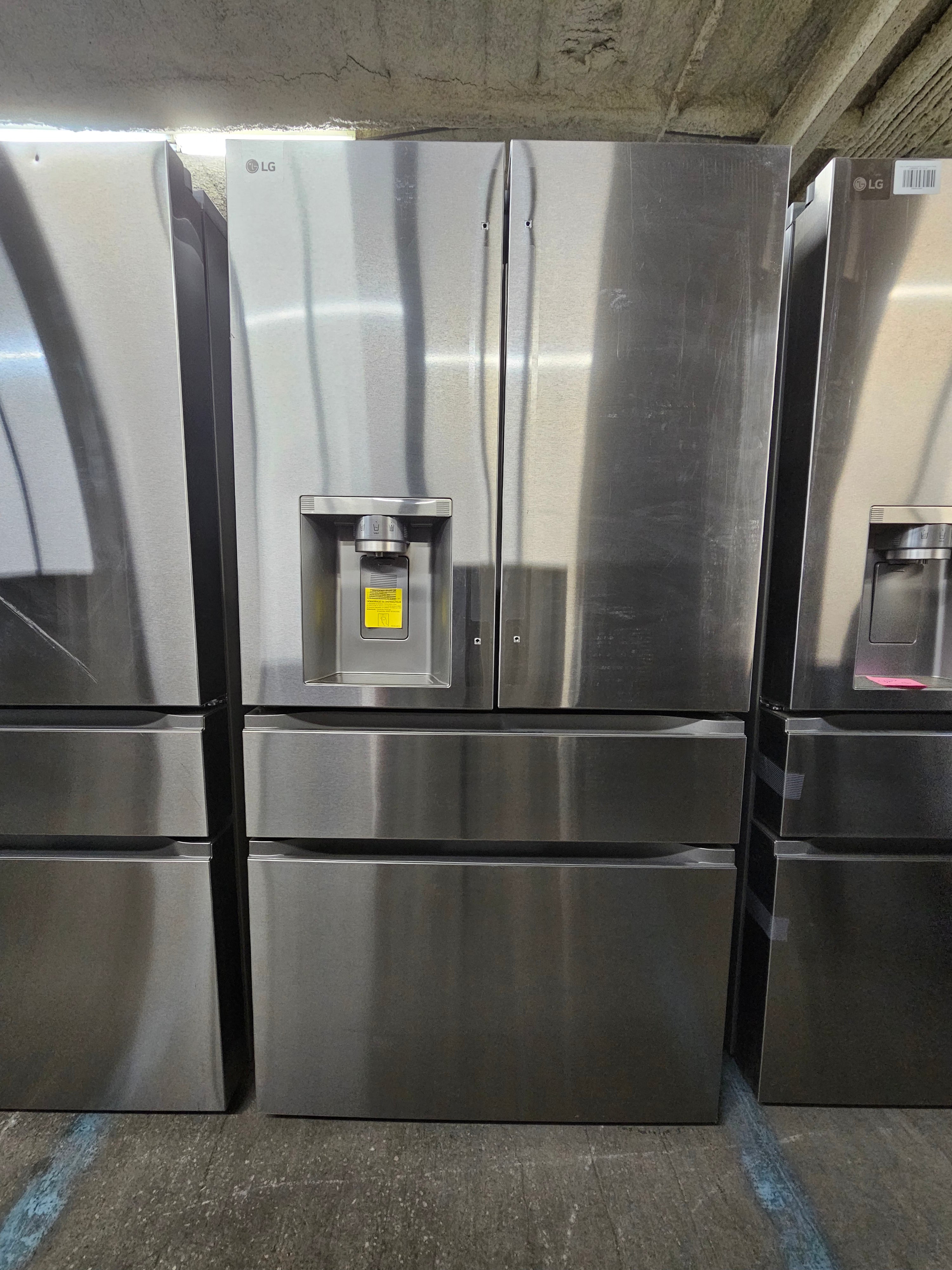 LG 29 cu. ft. SMART Standard Depth MAX French Door Refrigerator Stainless Steel